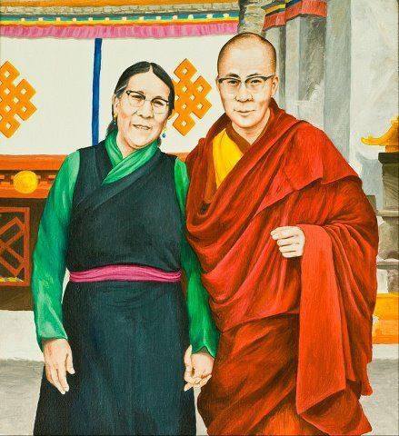 A picture worth a thousand words- His holiness Dalai Lama and his mother