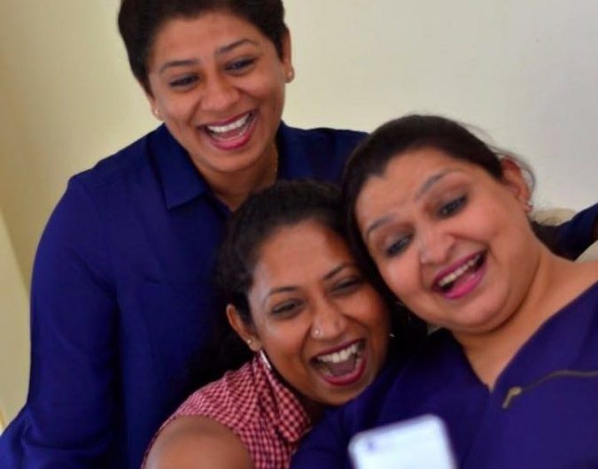 Ribu Sarah Mathews and her besties- Friendship day series