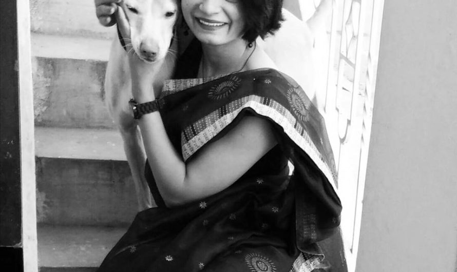 Pinky Chandran being the pet parent