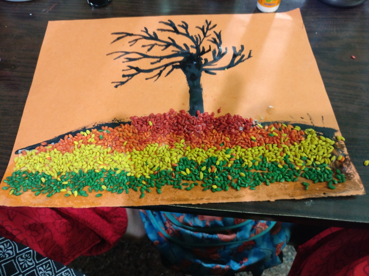 Want to try Rice art at home? Here are simple DIY steps to do it